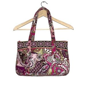 Vera Bradley Very Berry Paisley Purse Bag